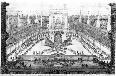 Corteo di Atlante per il matrimonio di Cosimo III de